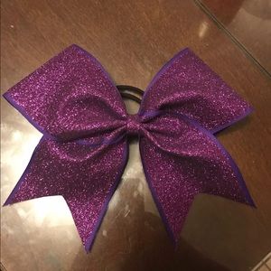 SPARKLY PURPLE BOW